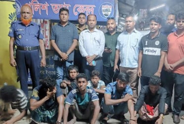 আখাউড়ায় মাদক সেবনের দায়ে ৭ জনের কারাদণ্ড