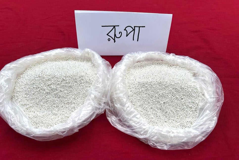 দামুড়হুদা সীমান্তে ২২ লাখ টাকার ভারতীয় রুপা জব্দ