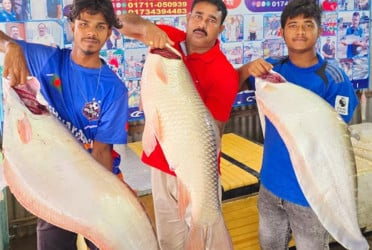 পদ্মার তিন মাছ ৮৯ হাজারে বিক্রি