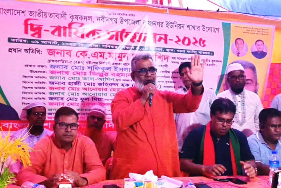 নবীনগরে কৃষকদলের দ্বি-বার্ষিক সম্মেলন