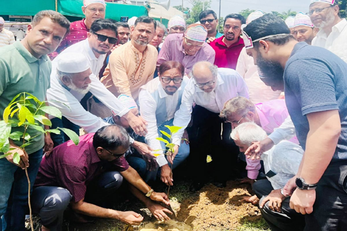 ১০ লাখ গাছ রোপনের ঘোষণা মেয়র শাহাদাতের