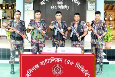 হবিগঞ্জে ৫১ লাখ টাকার মাদক ও চোরাই পণ্য জব্দ