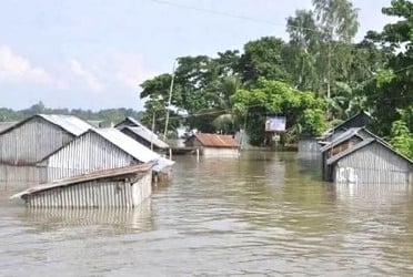 চাঁপাইনবাবগঞ্জে নিম্নাঞ্চল প্লাবিত, পানিবন্দি সাড়ে ৬ হাজার পরিবার