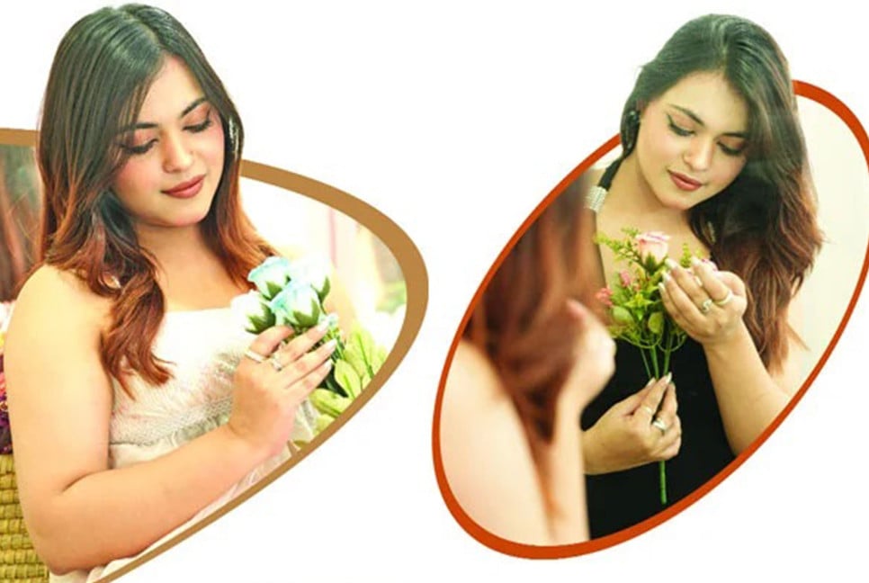 চুলের রঙিন সাজ