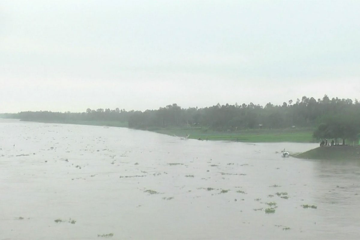 কুড়িগ্রামে দুধকুমার নদের পানি বিপৎসীমার উপরে