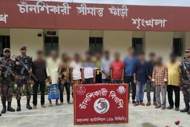 ভোলাহাট সীমান্ত দিয়ে ১৩ জনকে পুশইন