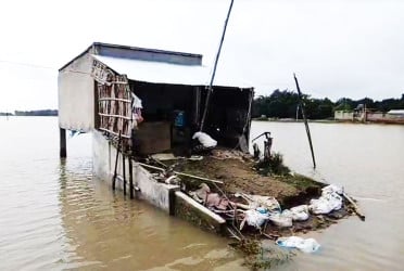 চাঁপাইনবাবগঞ্জে পদ্মার পানি বৃদ্ধি অব্যাহত, আতঙ্কে ৫০ হাজার মানুষ