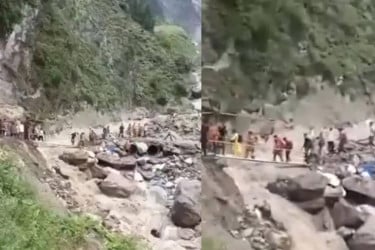 কাশ্মীরে হড়কা বানে অন্তত ১০ জনের মৃত্যুর শঙ্কা