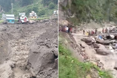 কাশ্মীরের হড়কা বানে ১২ জনের মৃত্যু