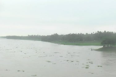 কুড়িগ্রামে দুধকুমার নদের পানি বিপৎসীমার উপরে