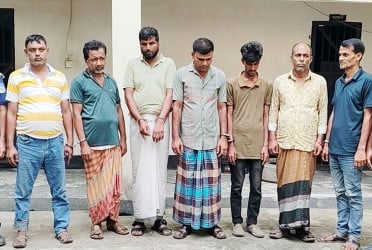 জামালপুরে সাত জুয়াড়ি গ্রেফতার