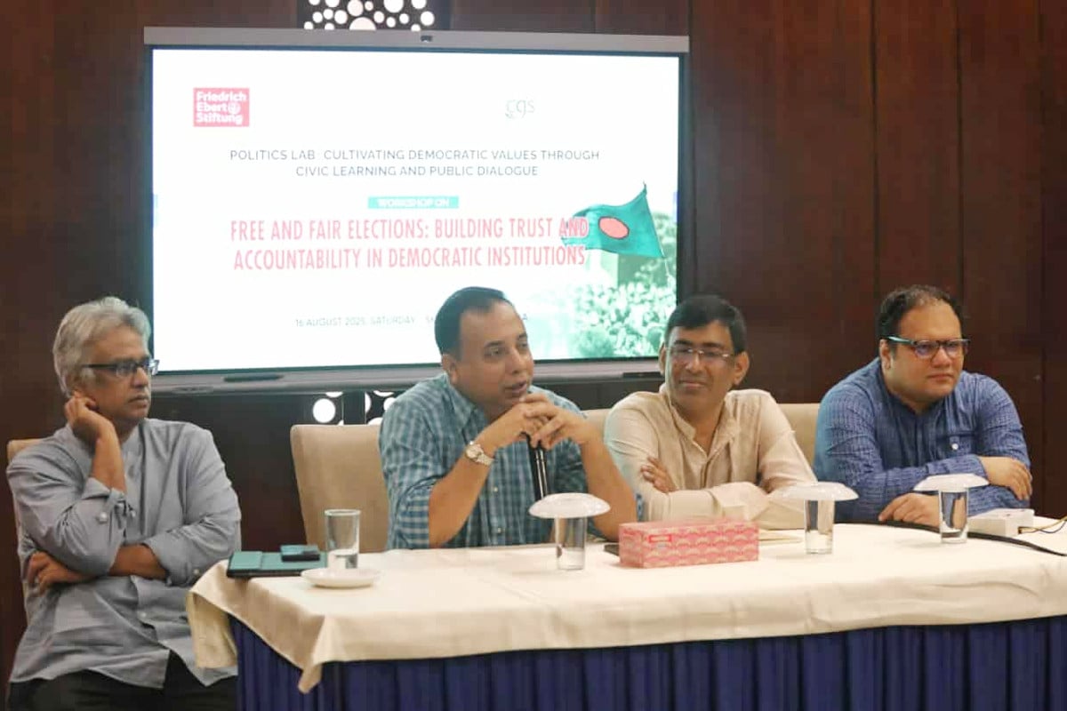 গণতান্ত্রিক প্রক্রিয়ায় প্রবেশের জন্য নির্বাচন অপরিহার্য : জিল্লুর রহমান
