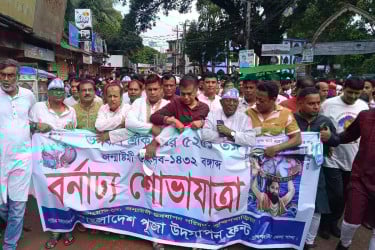 ব্রাহ্মণবাড়িয়ায় আনন্দমুখর পরিবেশে জন্মাষ্টমী পালিত