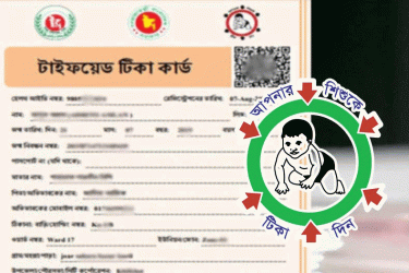 টাইফয়েড টিকাদান কর্মসূচি পেছাল