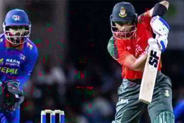 জিসানের ঝড়ো ব্যাটিংয়ে নেপালকে সহজে হারাল ‘এ’ দল