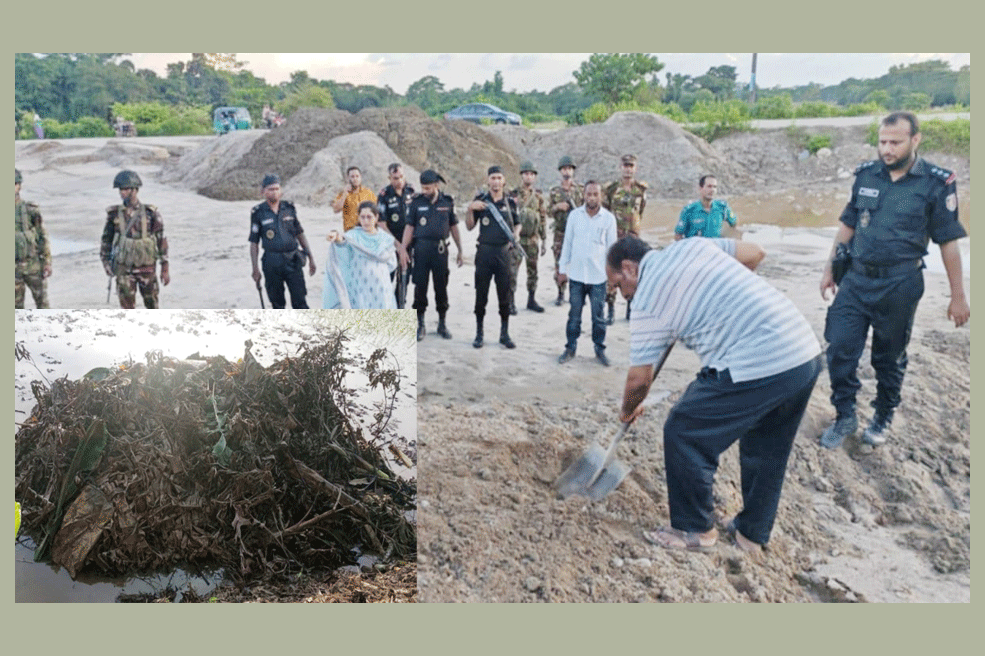 এবার ধানক্ষেত থেকে সাদা পাথর উদ্ধার