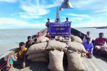 মিয়ানমারে পাচারকালে ৫০০ বস্তা আলুসহ আটক ১১