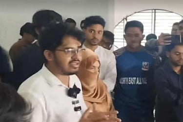 আবার বিভক্তি বাগছাসে, স্বতন্ত্র এজিএস প্রার্থীর ঘোষণা কেন্দ্রীয় মুখ্য সংগঠক তাহমিদের