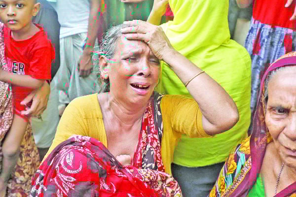 সাততলা বস্তিতে আবার আগুন