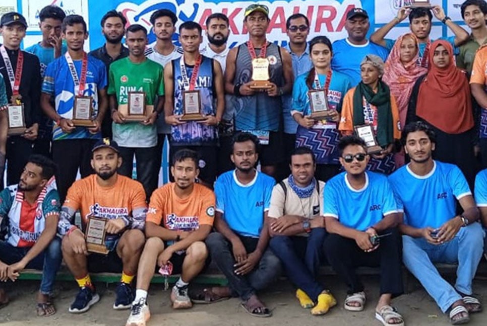 আখাউড়ায় দৌড় প্রতিযোগিতা