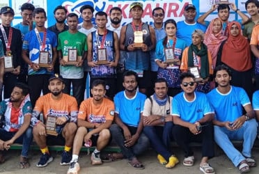 আখাউড়ায় দৌড় প্রতিযোগিতা