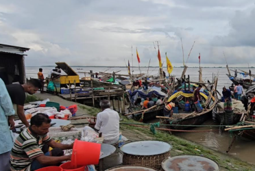 শরীয়তপুরের পদ্মা-মেঘনায় ভরা মৌসুমেও নেই ইলিশ