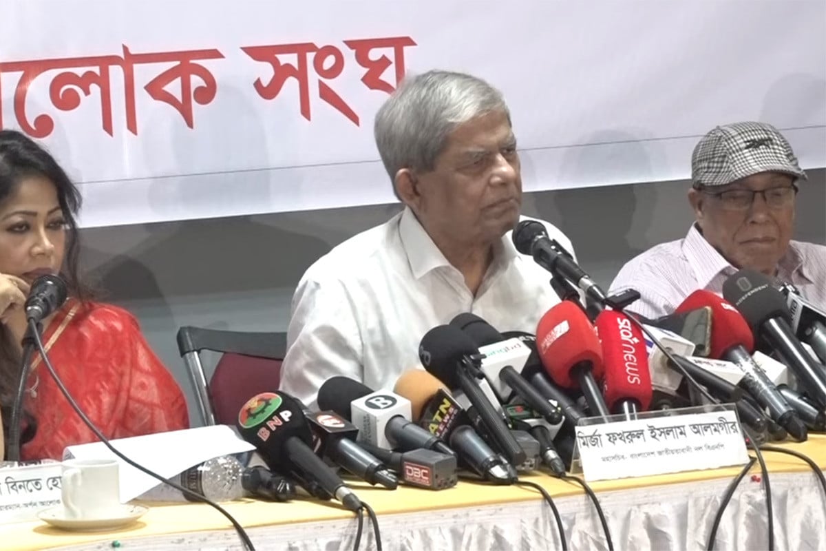 জোড়াতালি দিয়ে পরিবর্তন সম্ভব নয় : মির্জা ফখরুল