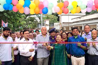 খাগড়াছড়ি সরকারি উচ্চ বিদ্যালয়ের প্রধান ফটক উদ্বোধন করলেন সুপ্রদীপ চাকমা