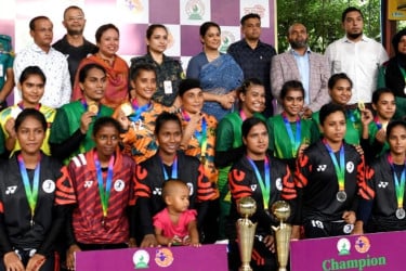 আন্তর্জাতিক ক্রীড়াঙ্গণে মেয়েদের সাফল্য আমাদের গর্বিত করে : রিজওয়ানা হাসান