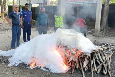 বরিশালে তিন জেলেকে জরিমানা