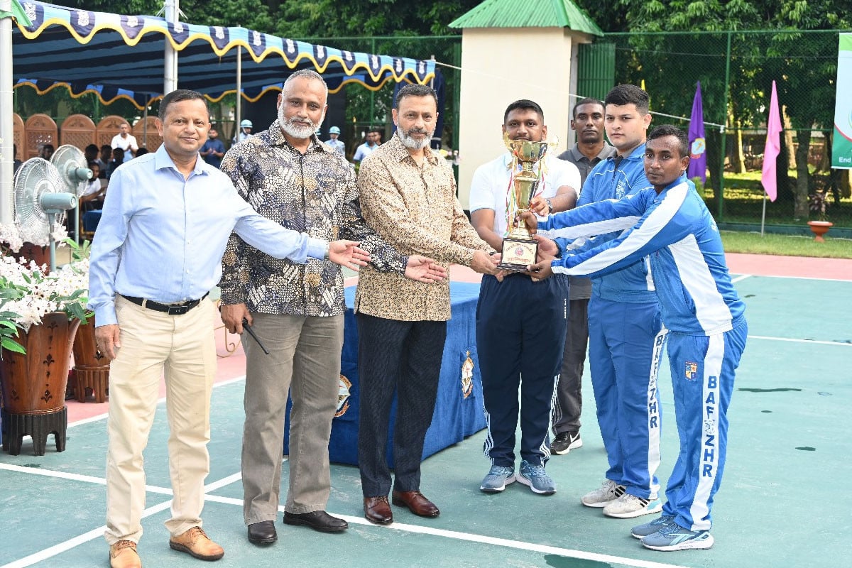 বাংলাদেশ বিমান বাহিনীর আন্তঃঘাঁটি স্কোয়াশ প্রতিযোগিতা সমাপ্ত