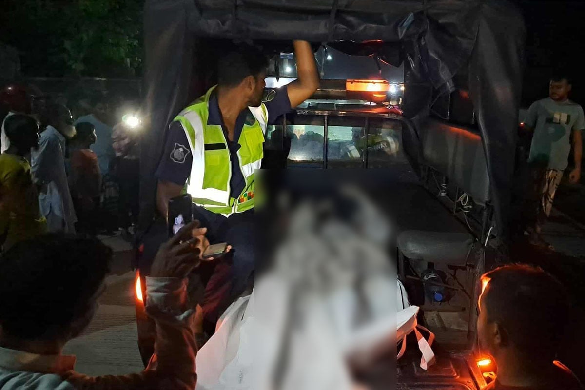 গাইবান্ধায় ট্রাকের ধাক্কায় অটোভ্যানের দুই যাত্রী নিহত
