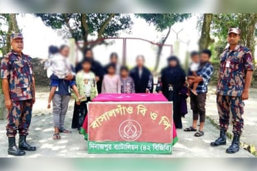 ঠাকুরগাঁও সীমান্ত দিয়ে ১১ বাংলাদেশিকে পুশ ইন করেছে বিএসএফ