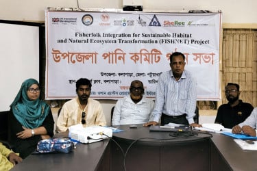 সামুদ্রিক প্রতিবেশ সংরক্ষণ ও পুনরুদ্ধারে কলাপাড়ায় পানি কমিটি গঠন