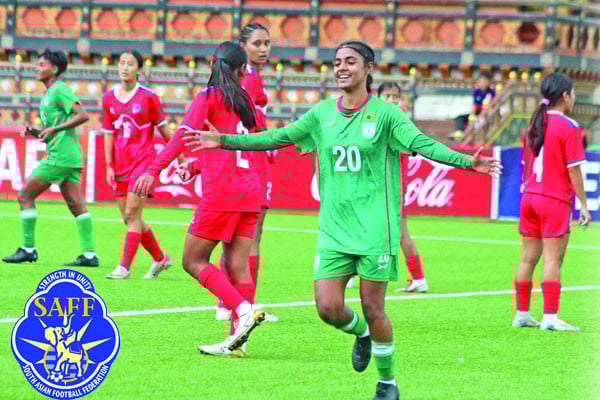সুরভীর হ্যাটট্রিকে আবারও নেপালকে হারাল বাংলাদেশ