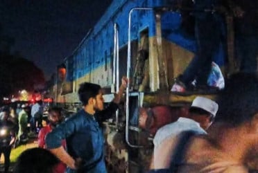 শ্রীপুরে যমুনা এক্সপ্রেস ট্রেনের বগি লাইনচ্যুত