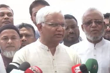জনগণের হাতে ক্ষমতা ফিরিয়ে দেওয়ার একমাত্র পথ নির্বাচন : ডা. জাহিদ