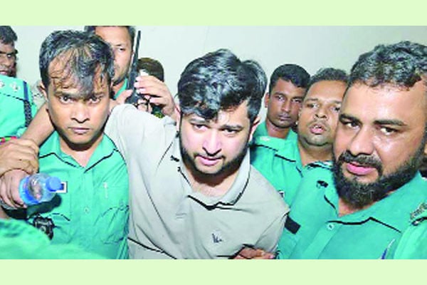 রিমান্ড শেষে কারাগারে তৌহিদ আফ্রিদি