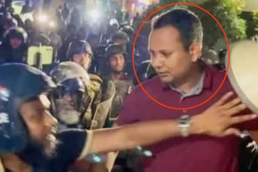 মেরুন রঙের পোশাক পরিহিত যুবক ডিবির কেউ নয় : ডিএমপির ডিবিপ্রধান