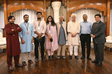 যমুনায় এনসিপির প্রতিনিধি দল