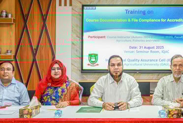 গাকৃবিতে ব্যবস্থাপনা বিষয়ে প্রশিক্ষণ