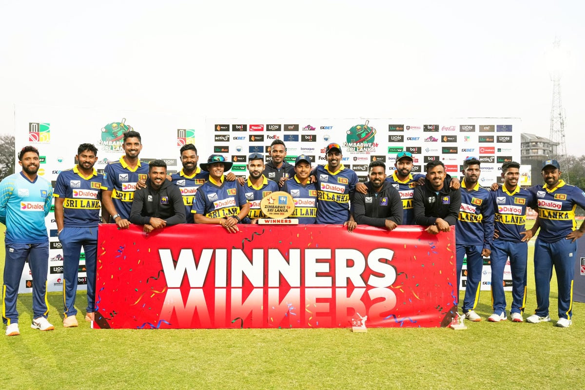 জিম্বাবুয়েকে হোয়াইটওয়াশ করল শ্রীলঙ্কা