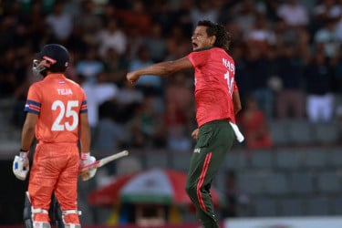 নেদারল্যান্ডসকে ১০৩ রানে গুটিয়ে দিল বাংলাদেশ