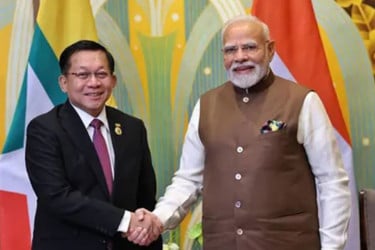 মিয়ানমারের নির্বাচনে সমর্থন দিল ভারত