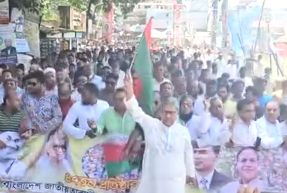 সদরপুরে বিএনপির প্রতিষ্ঠাবার্ষিকীতে বর্ণাঢ্য শোভাযাত্রা