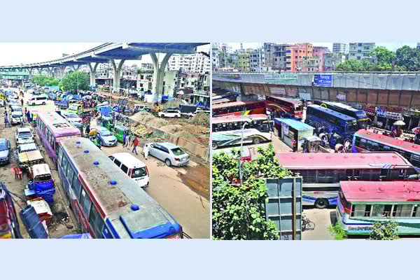 দখলের কবলে ফ্লাইওভার
