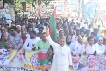 সদরপুরে বিএনপির প্রতিষ্ঠাবার্ষিকীতে বর্ণাঢ্য শোভাযাত্রা
