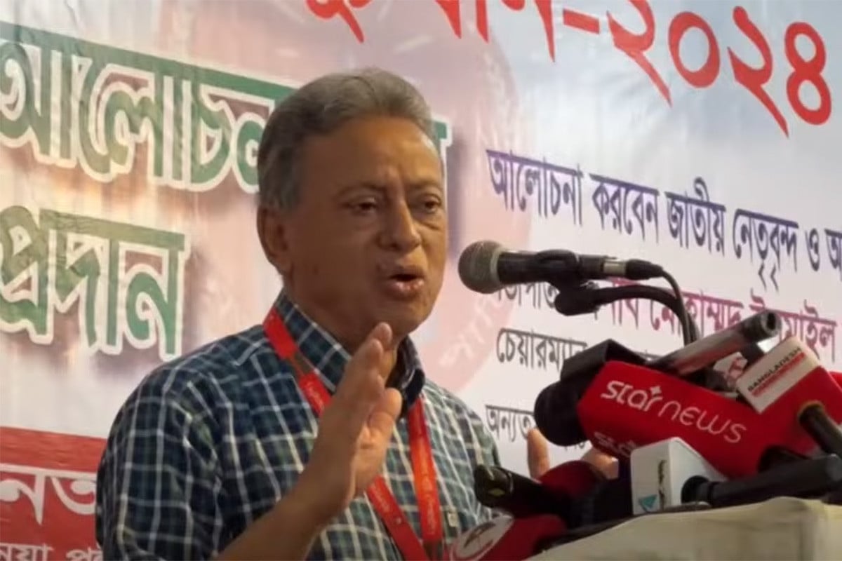 যারা নির্বাচনে আসতে চায় না তারা হাসিনার সুরেই কথা বলছে : আমীর খসরু