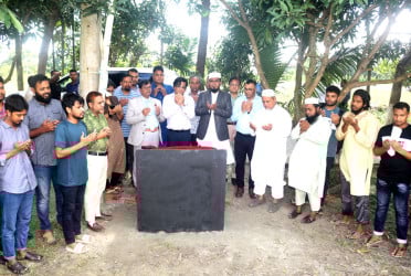 গোবিপ্রবিতে পাঞ্জেগানা মসজিদের ভিত্তিপ্রস্তর স্থাপন