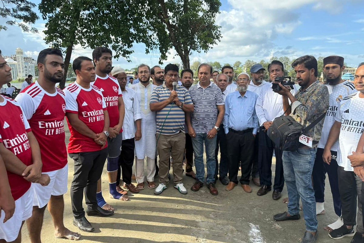 নোয়াখালীতে বিএনপির প্রতিষ্ঠাবার্ষিকী উপলক্ষে প্রীতি ফুটবল ম্যাচ